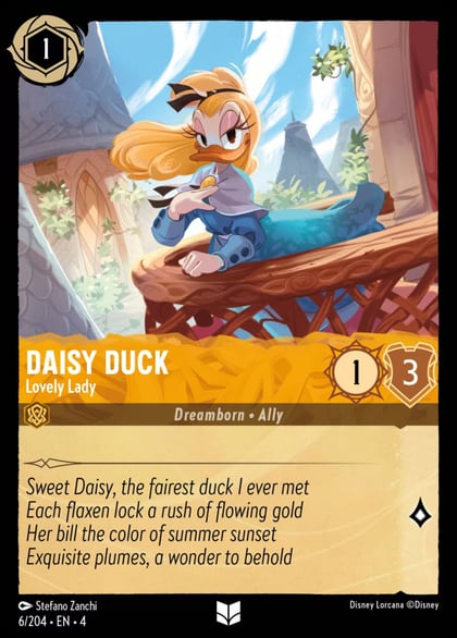 Daisy Duck - Lovely Lady, Ursula's Return 6/204