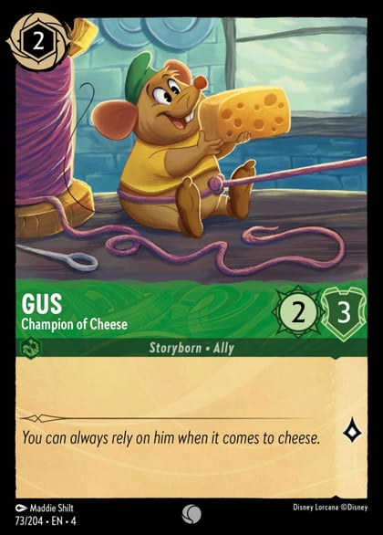 Gus - Champion of Cheese, Ursula's Return 73/204