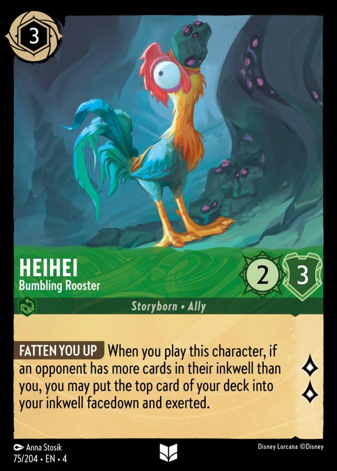 Heihei - Bumbling Rooster, Ursula's Return 75/204
