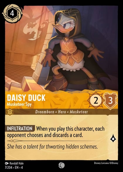 Daisy Duck - Musketeer Spy, Ursula's Return 7/204