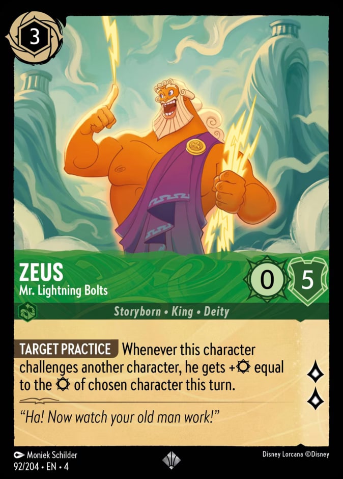 Zeus - Mr. Lightning Bolts, Ursula's Return 92/204