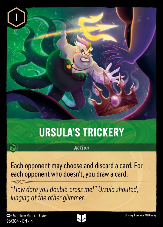 Ursula's Trickery, Ursula's Return 96/204