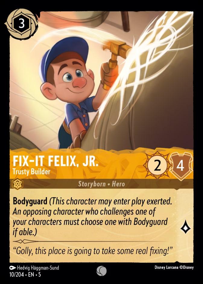 Fix-It Felix, Jr. - Trusty Builder, Shimmering Skies 10/204