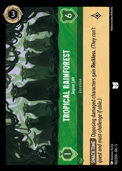 Tropical Rainforest - Jaguar Lair, Shimmering Skies 102/204
