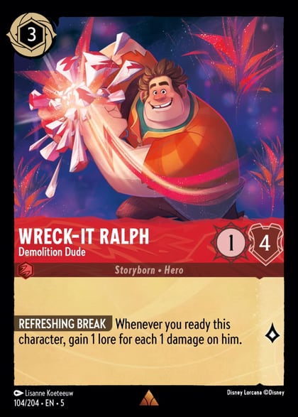 Wreck-It Ralph - Demolition Dude, Shimmering Skies 104/204