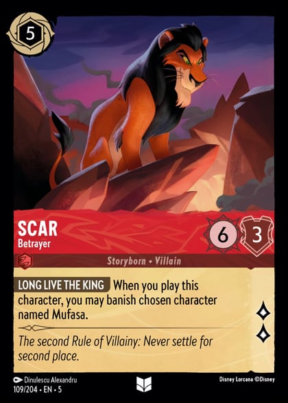Scar - Betrayer, Shimmering Skies 109/204