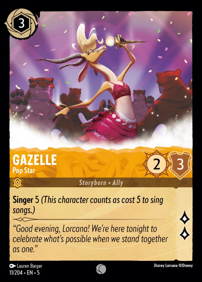 Gazelle - Pop Star, Shimmering Skies 11/204