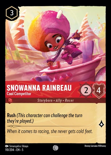 Snowanna Rainbeau - Cool Competitor, Shimmering Skies 110/204