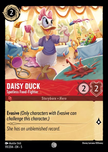 Daisy Duck - Spotless Food-Fighter, Shimmering Skies 111/204