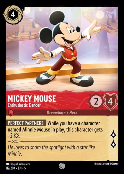 Mickey Mouse - Enthusiastic Dancer, Shimmering Skies 112/204