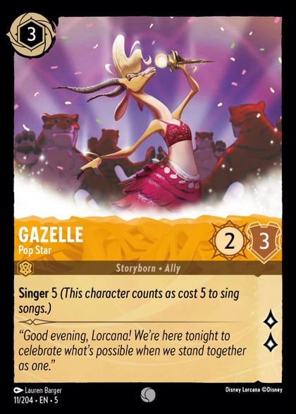 Gazelle - Pop Star, Shimmering Skies 11/204