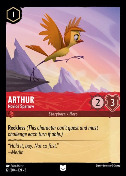 Arthur - Novice Sparrow, Shimmering Skies 121/204