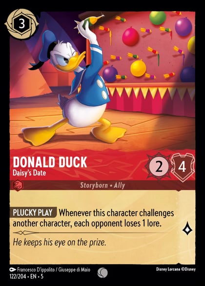 Donald Duck - Daisy's Date, Shimmering Skies 122/204