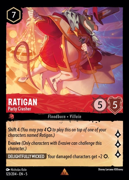 Ratigan - Party Crasher, Shimmering Skies 123/204
