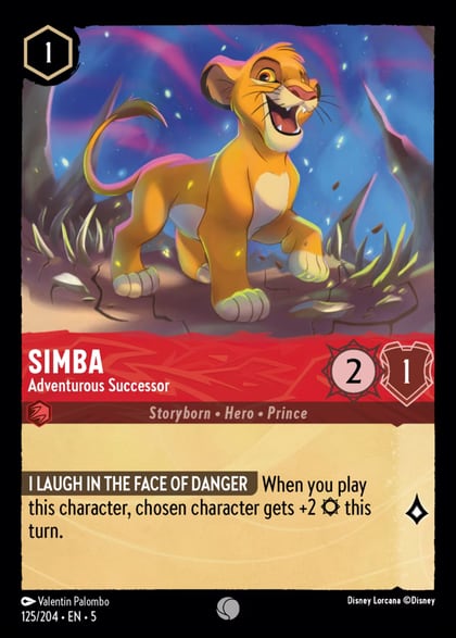 Simba - Adventurous Successor, Shimmering Skies 125/204