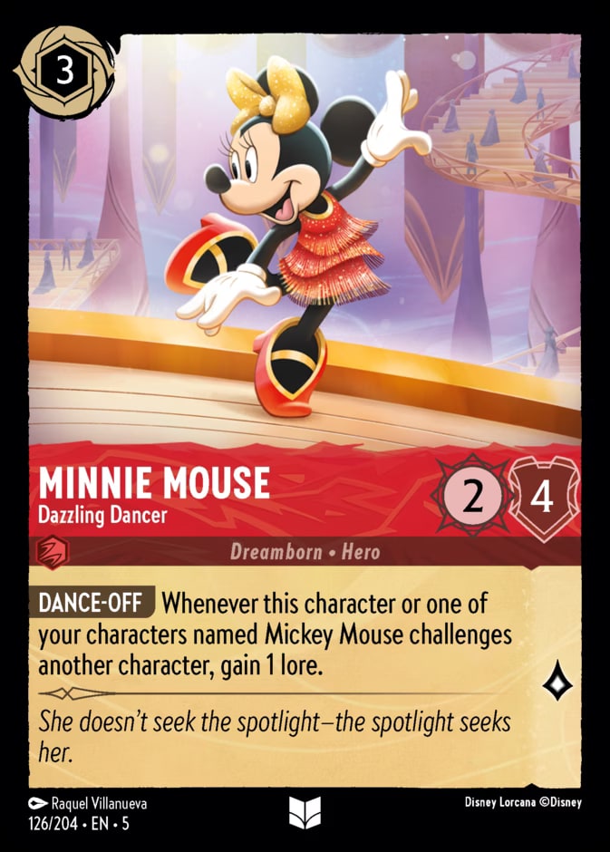 Minnie Mouse - Dazzling Dancer, Shimmering Skies 126/204