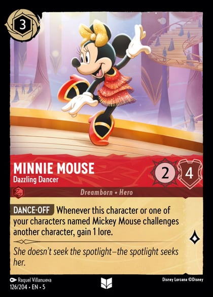 Minnie Mouse - Dazzling Dancer, Shimmering Skies 126/204