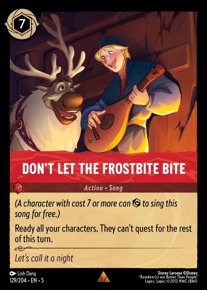 Don't Let the Frostbite Bite, Shimmering Skies 129/204