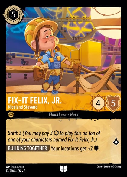 Fix-It Felix, Jr. - Niceland Steward, Shimmering Skies 12/204