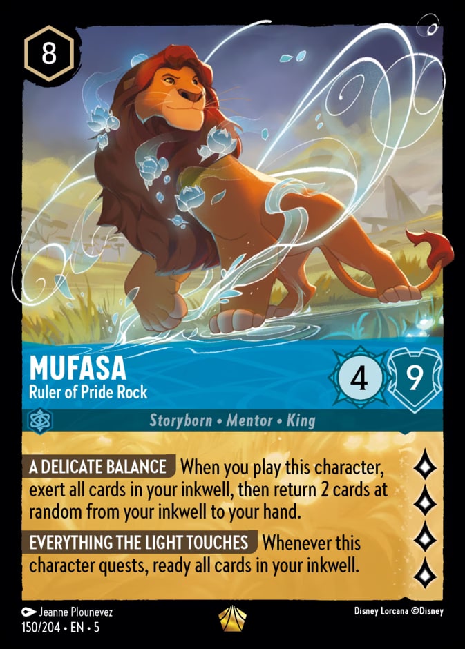 Mufasa - Ruler of Pride Rock, Shimmering Skies 150/204