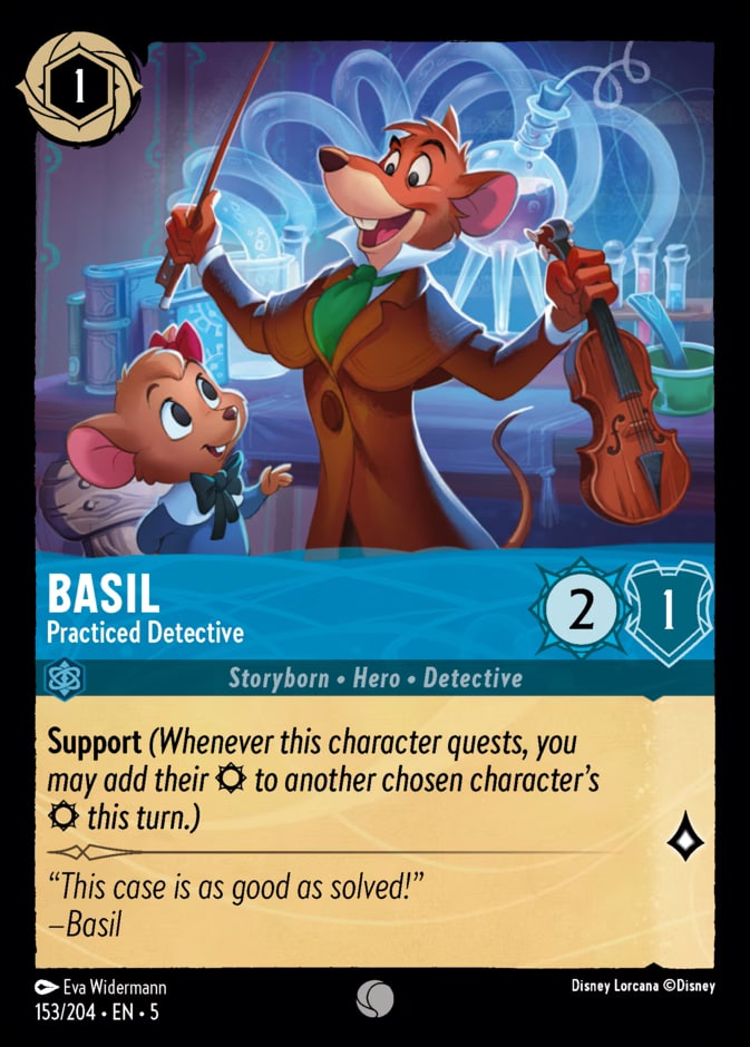 Basil - Practiced Detective, Shimmering Skies 153/204