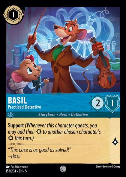 Basil - Practiced Detective, Shimmering Skies 153/204