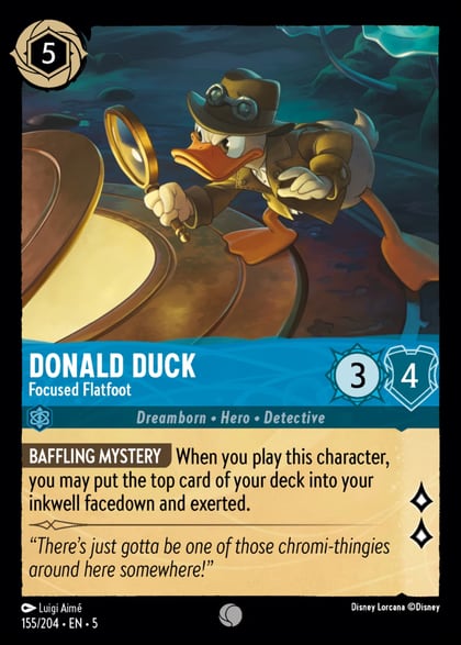 Donald Duck - Focused Flatfoot, Shimmering Skies 155/204