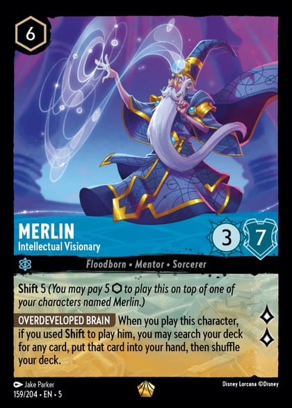 Merlin - Intellectual Visionary, Shimmering Skies 159/204