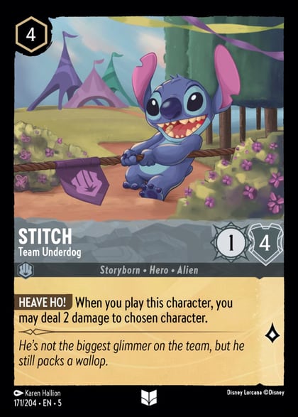 Stitch - Team Underdog, Shimmering Skies 171/204