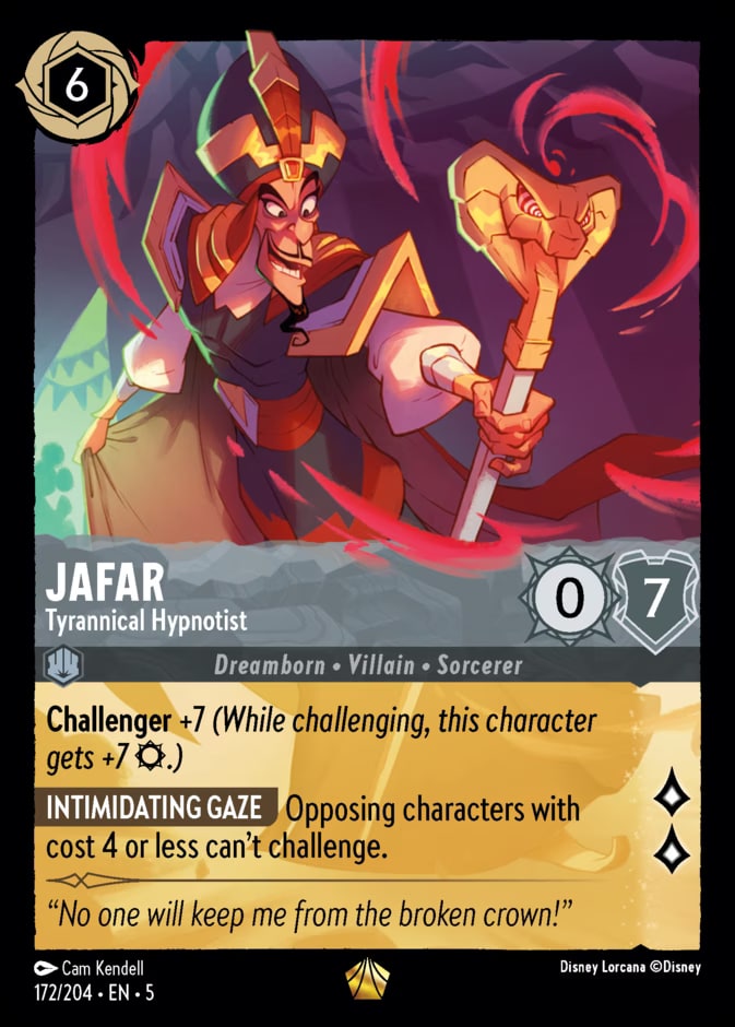 Jafar - Tyrannical Hypnotist, Shimmering Skies 172/204
