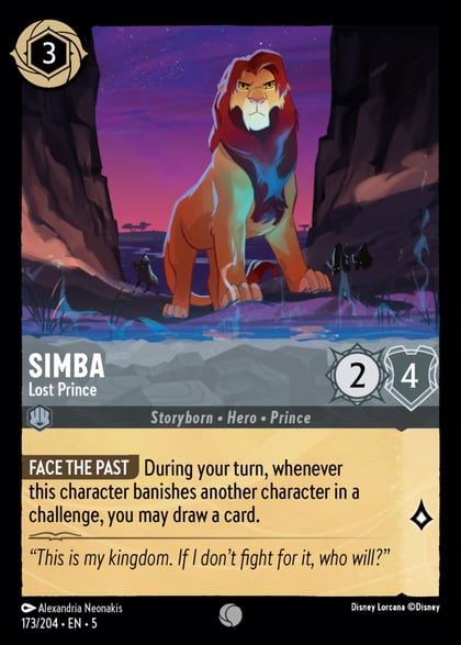 Simba - Lost Prince, Shimmering Skies 173/204