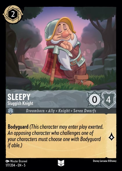 Sleepy - Sluggish Knight, Shimmering Skies 177/204