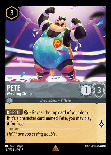 Pete - Wrestling Champ, Shimmering Skies 187/204