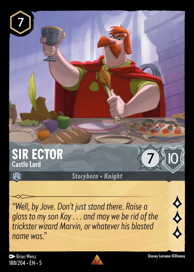 Sir Ector - Castle Lord, Shimmering Skies 188/204