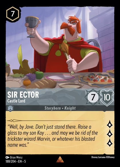 Sir Ector - Castle Lord, Shimmering Skies 188/204
