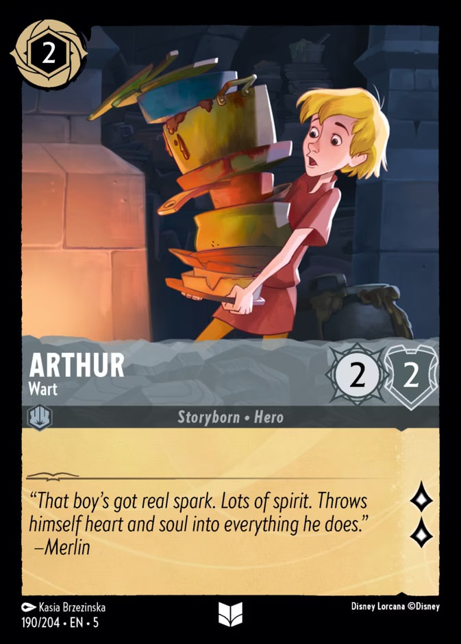 Arthur - Wart, Shimmering Skies 190/204
