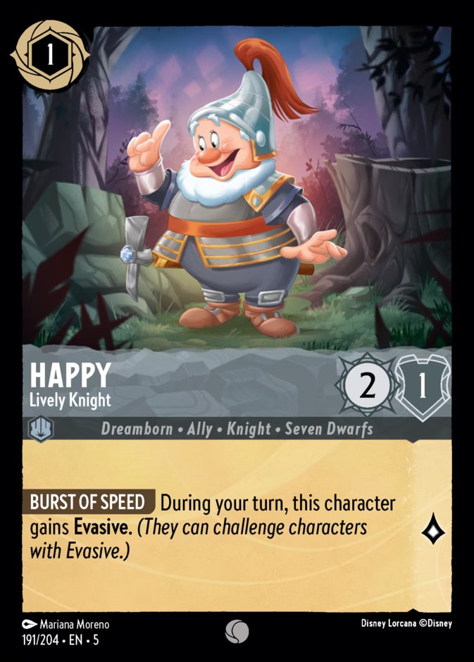 Happy - Lively Knight, Shimmering Skies 191/204