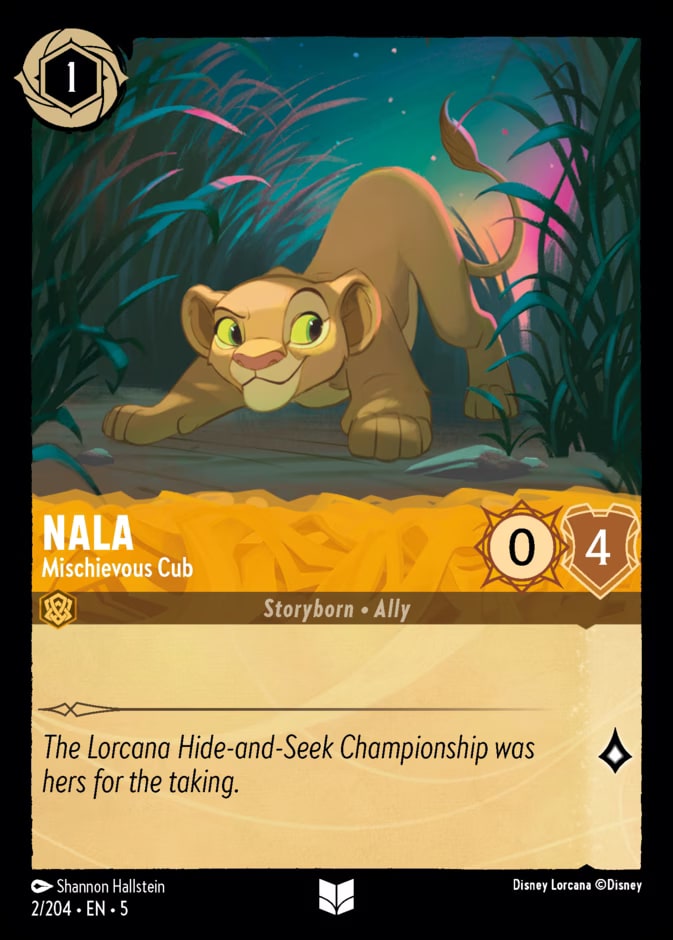 Nala - Mischievous Cub, Shimmering Skies 2/204