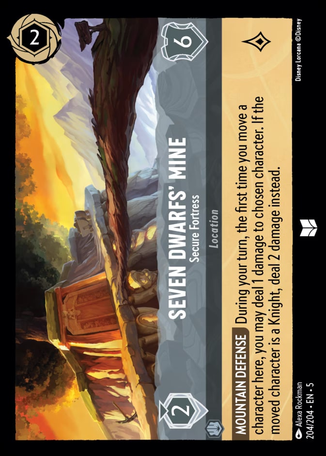 Seven Dwarfs' Mine - Secure Fortress, Shimmering Skies 204/204