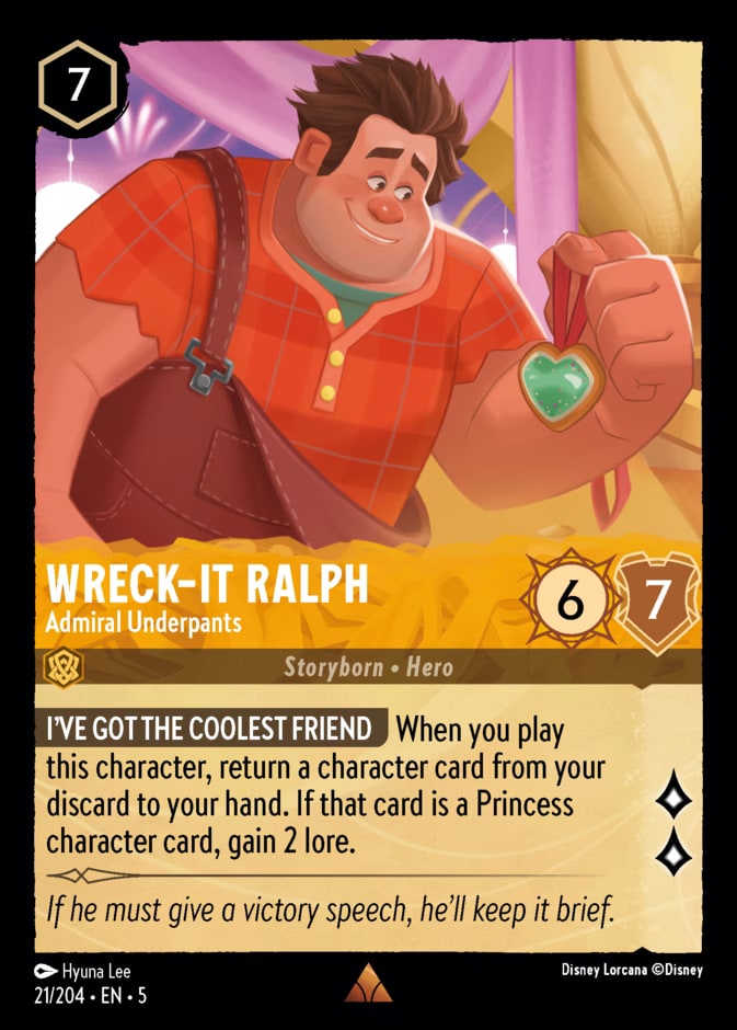 Wreck-It Ralph - Admiral Underpants, Shimmering Skies 21/204