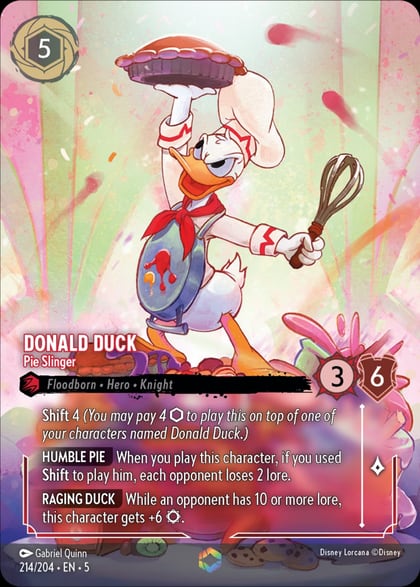 Donald Duck - Pie Slinger (Enchanted), Shimmering Skies 214/204