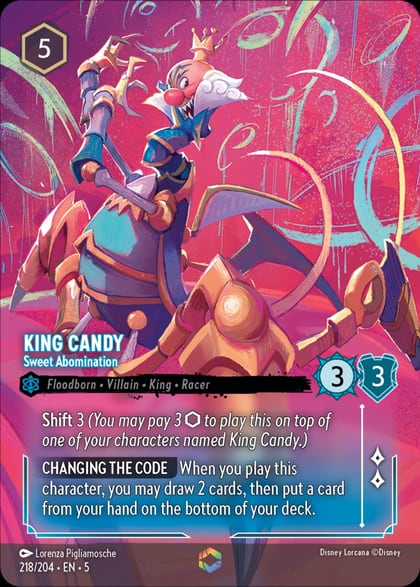 King Candy - Sweet Abomination (Enchanted), Shimmering Skies 218/204