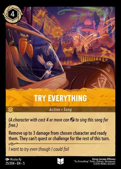 Try Everything, Shimmering Skies 25/204