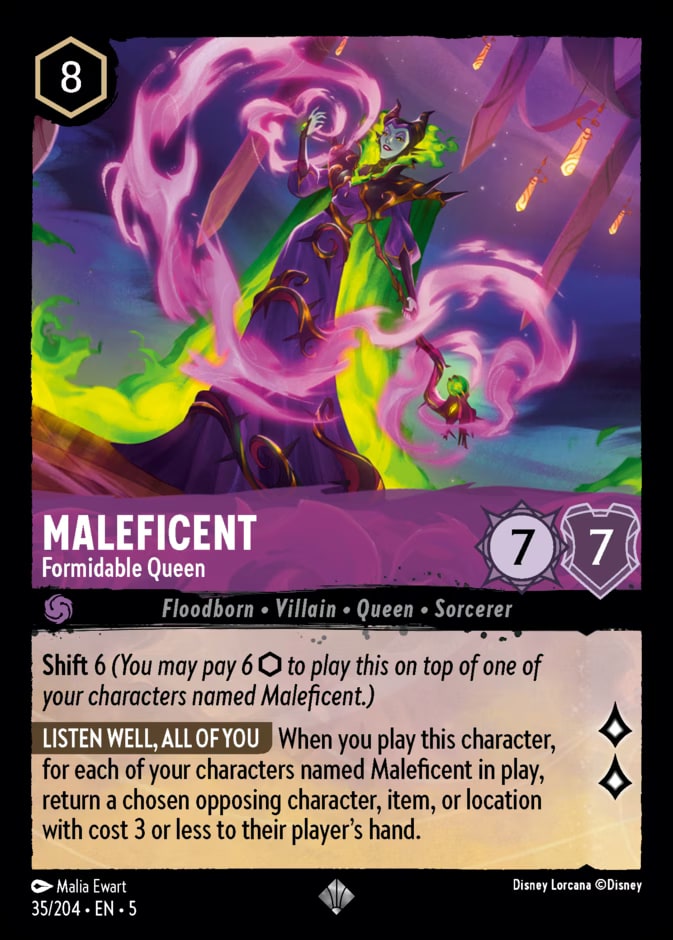 Maleficent - Formidable Queen, Shimmering Skies 35/204