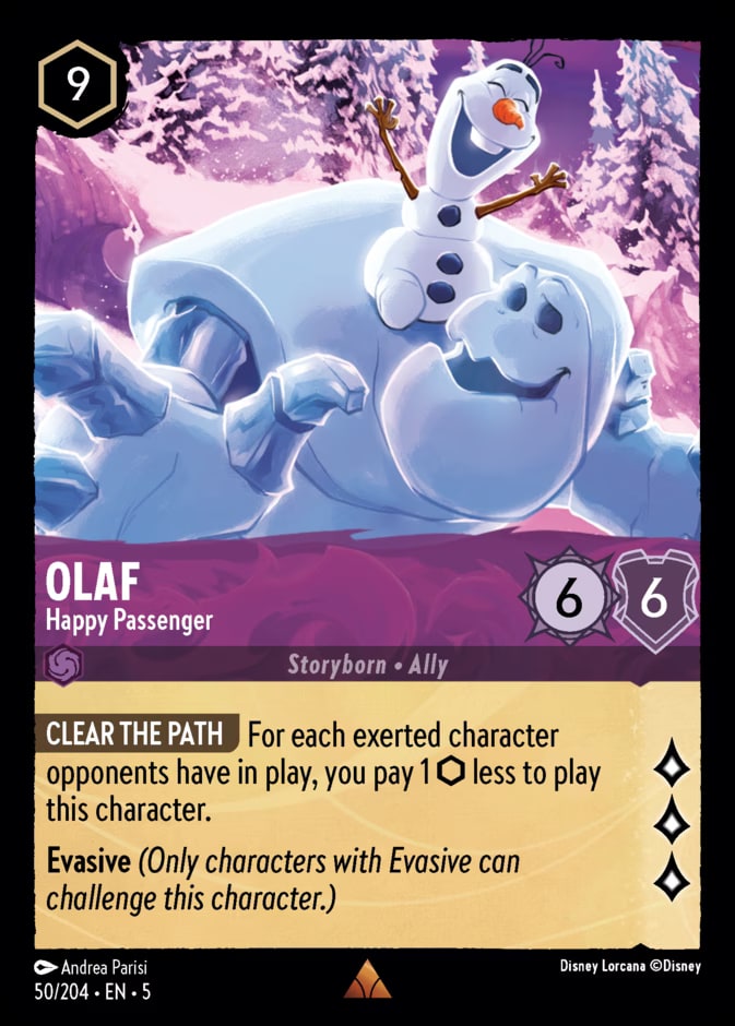 Olaf - Happy Passenger, Shimmering Skies 50/204