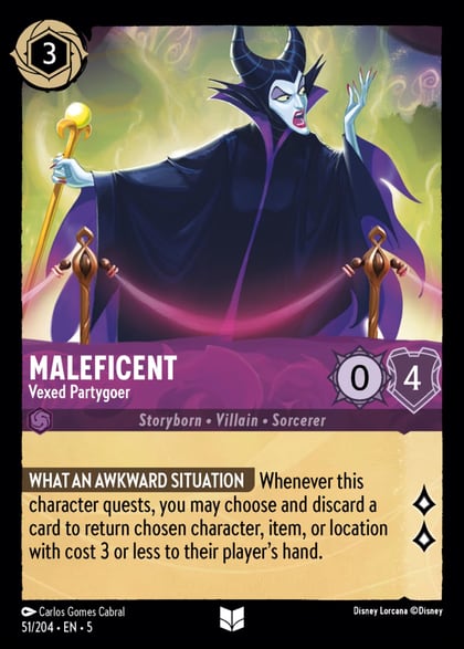 Maleficent - Vexed Partygoer, Shimmering Skies 51/204