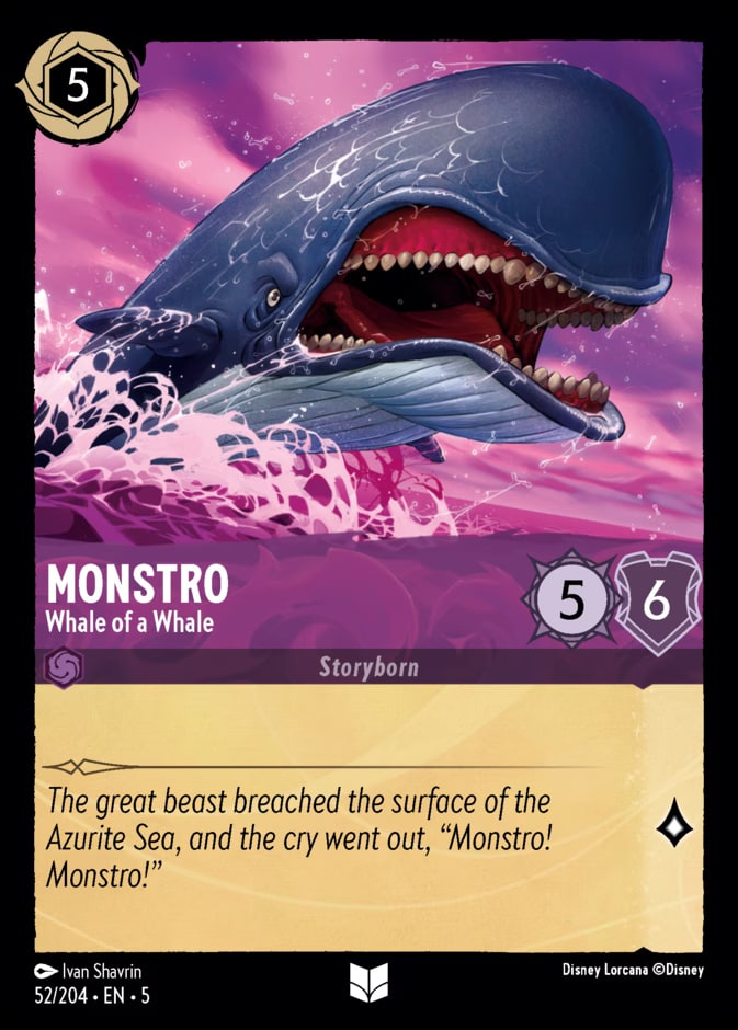 Monstro - Whale of a Whale, Shimmering Skies 52/204
