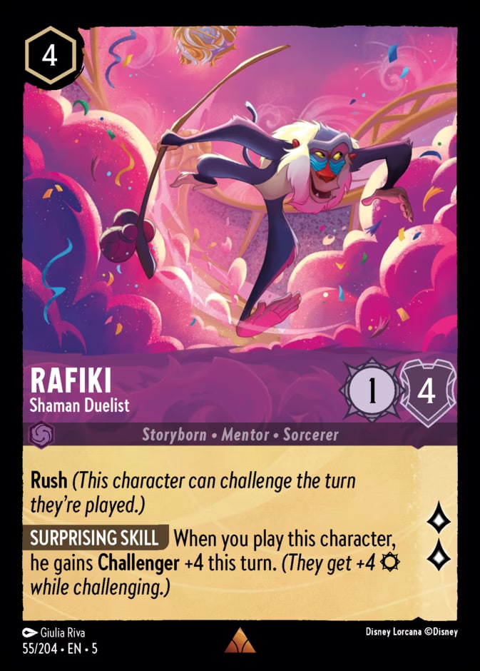 Rafiki - Shaman Duelist, Shimmering Skies 55/204