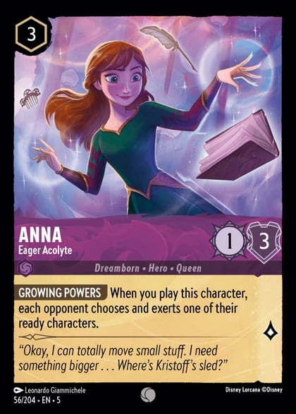 Anna - Eager Acolyte, Shimmering Skies 56/204
