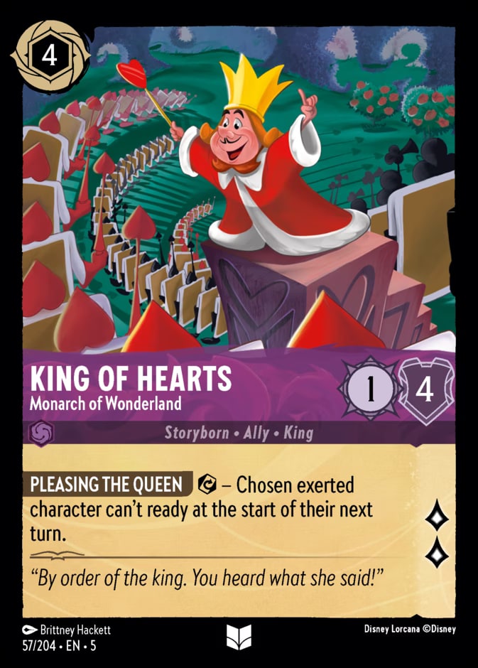 King of Hearts - Monarch of Wonderland, Shimmering Skies 57/204